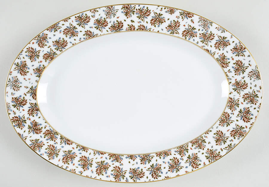 H1367 15" Oval Serving Platter by Haviland-1