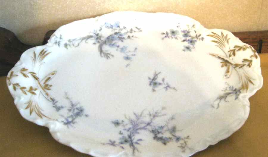 Schleiger 1166a 10" Oval Serving Platter by Haviland-1