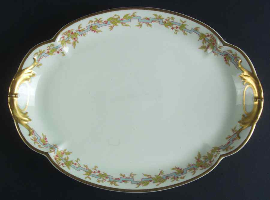 Schleiger 1207a 13" Oval Serving Platter by Haviland-1