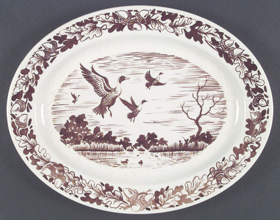HLC1798 13" Oval Serving Platter by Homer Laughlin -1