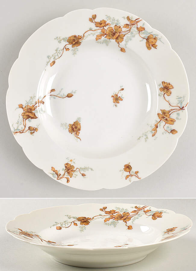 Schleiger 685-2 Large Rim Soup Bowl by Haviland-1