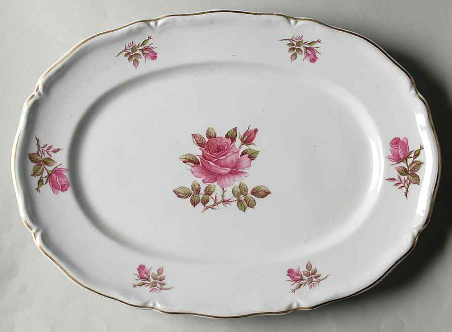 Briar Rose 14" Oval Serving Platter by Hutschenreuther-1