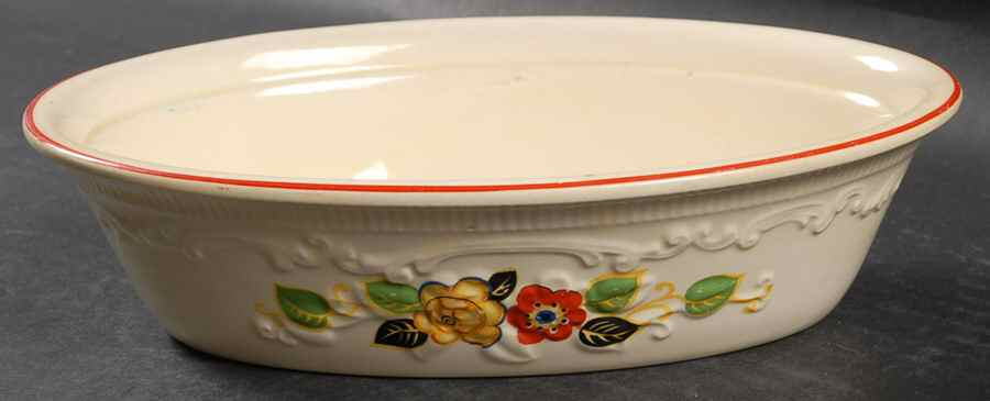 OS81 8" Oval Vegetable Bowl by Homer Laughlin -1