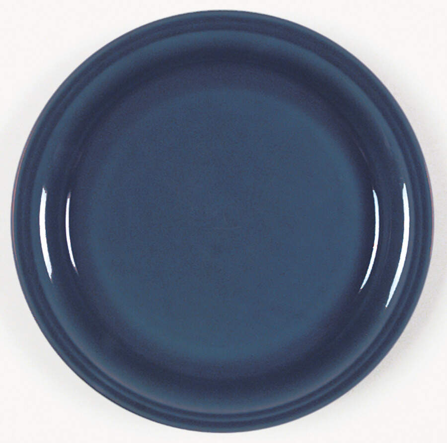 Carnival Cobalt Blue Bread & Butter Plate by Homer Laughlin -1