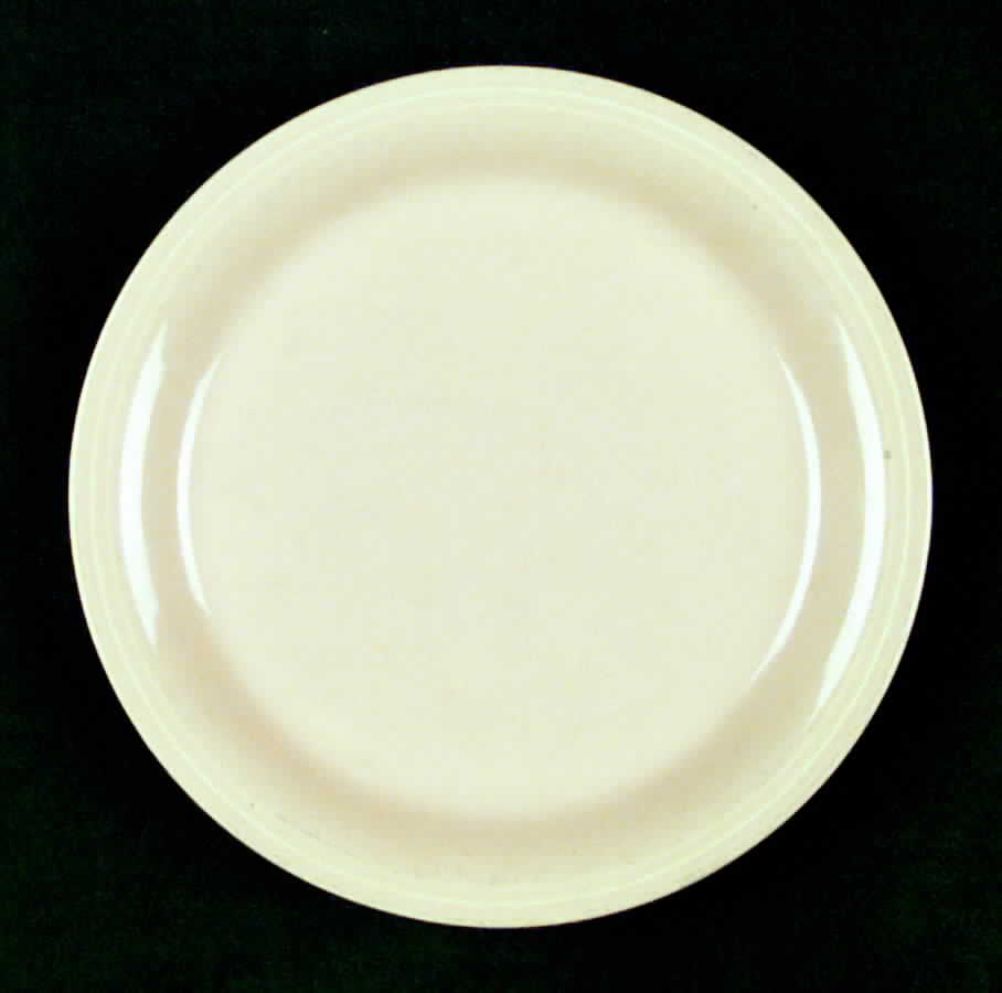 Carnival Ivory Bread & Butter Plate by Homer Laughlin -1