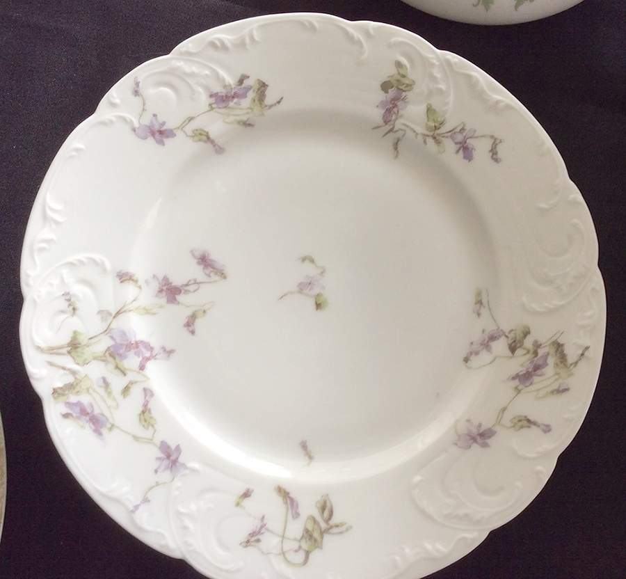 Schleiger 443b Salad Plate by Haviland-1