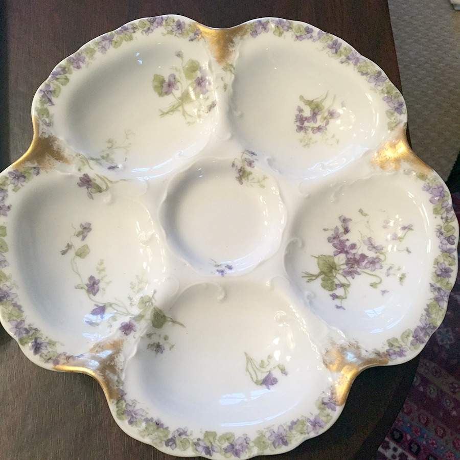 Schleiger 452H Oyster Plate by Haviland-1