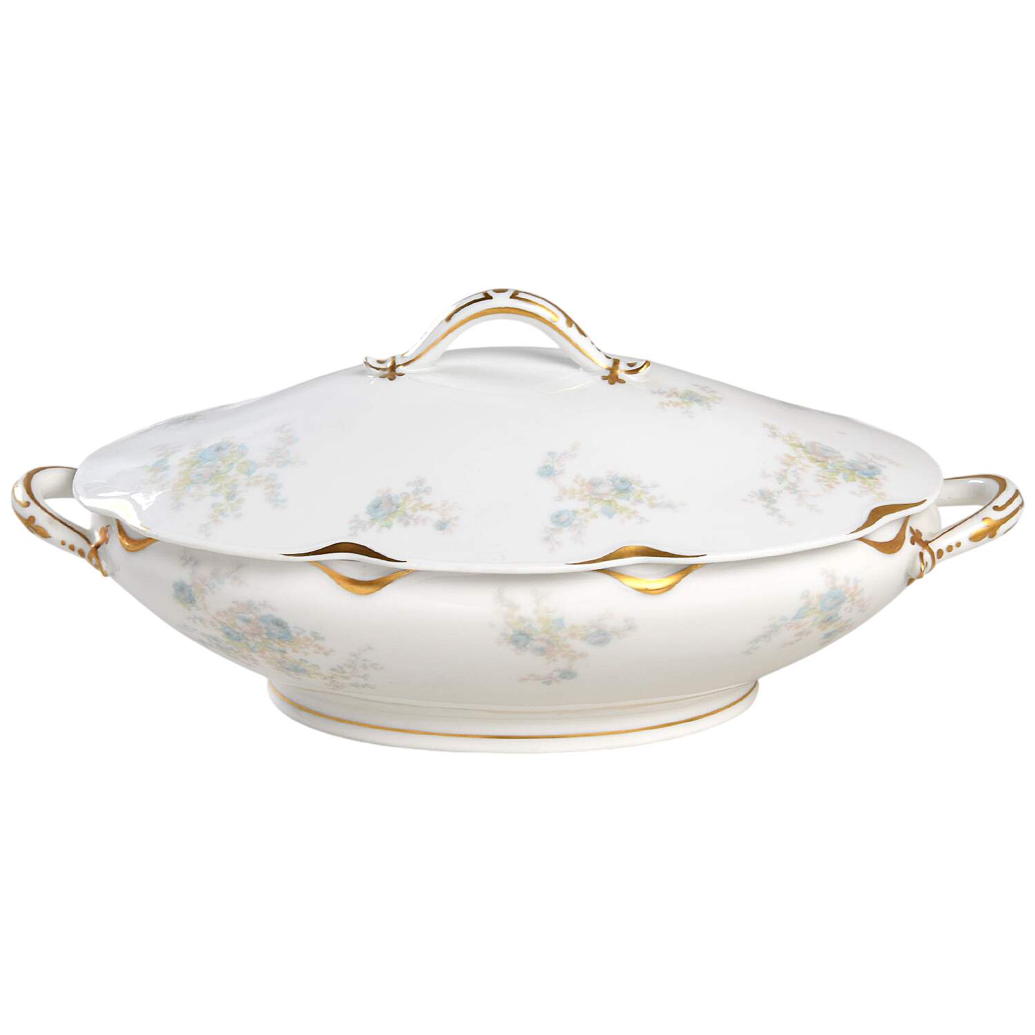 Schleiger 456B Oval Covered Vegetable by Haviland-1