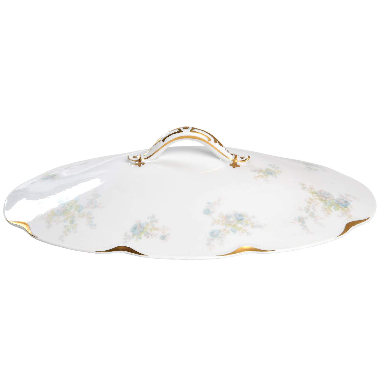 Schleiger 456B Lid for Oval Vegetable by Haviland-1