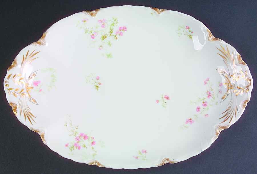 Schleiger 459A 13" Oval Serving Platter by Haviland-1