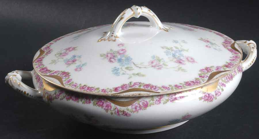 Schleiger 461b Round Covered Vegetable by Haviland-1