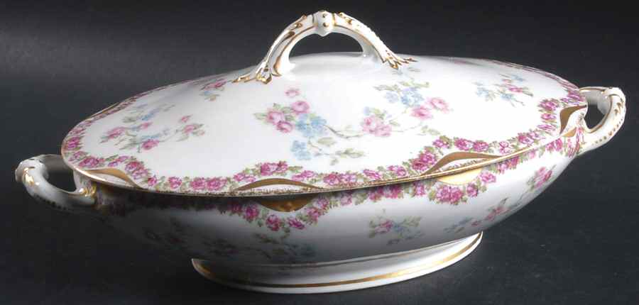 Schleiger 461b Oval Covered Vegetable by Haviland-1