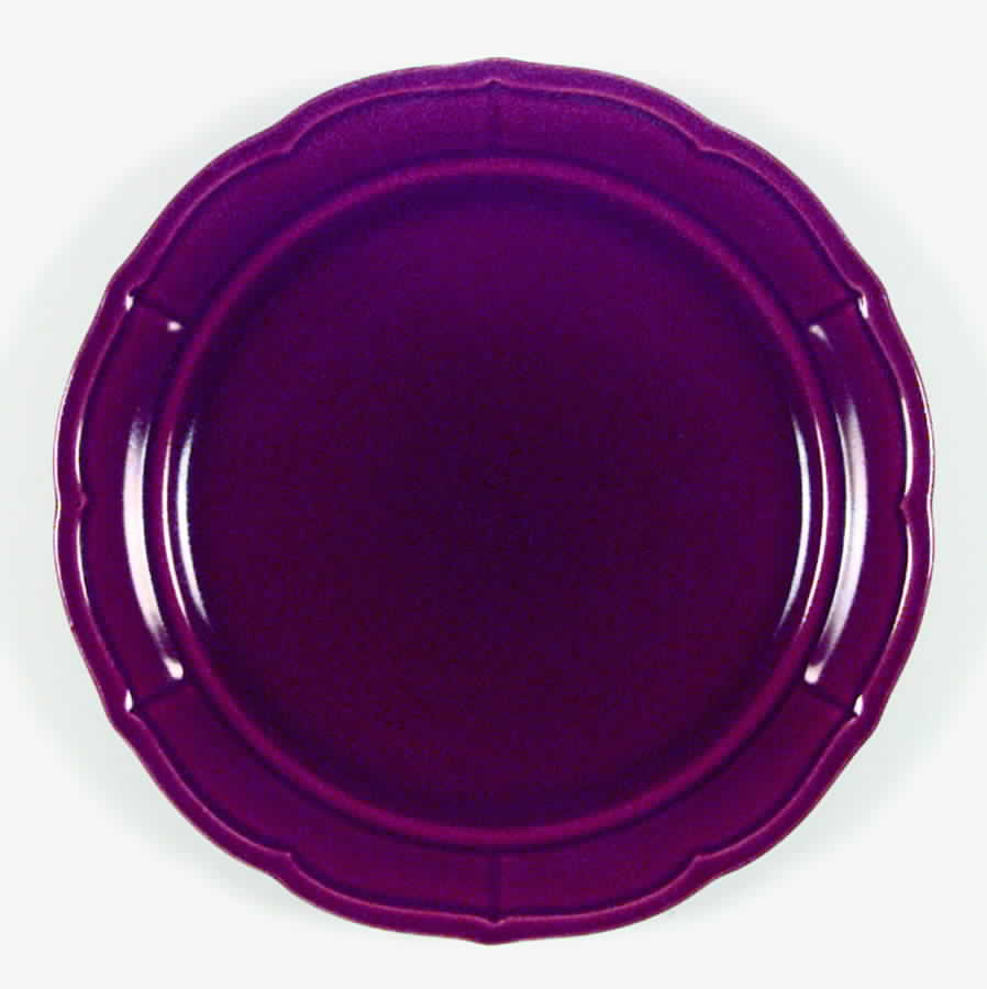 Tango Maroon Dinner Plate by Homer Laughlin -1