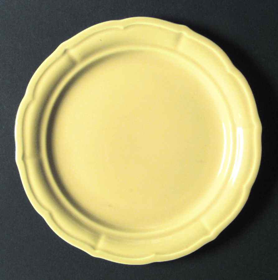 Tango Yellow Dinner Plate by Homer Laughlin -1