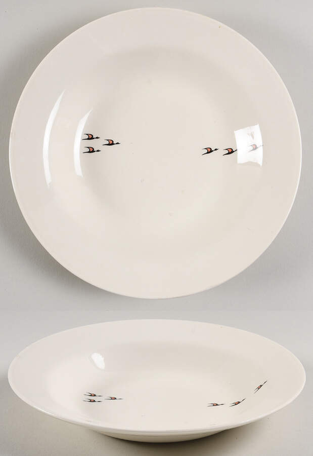 HLC1944 Rim Soup Bowl by Homer Laughlin -1