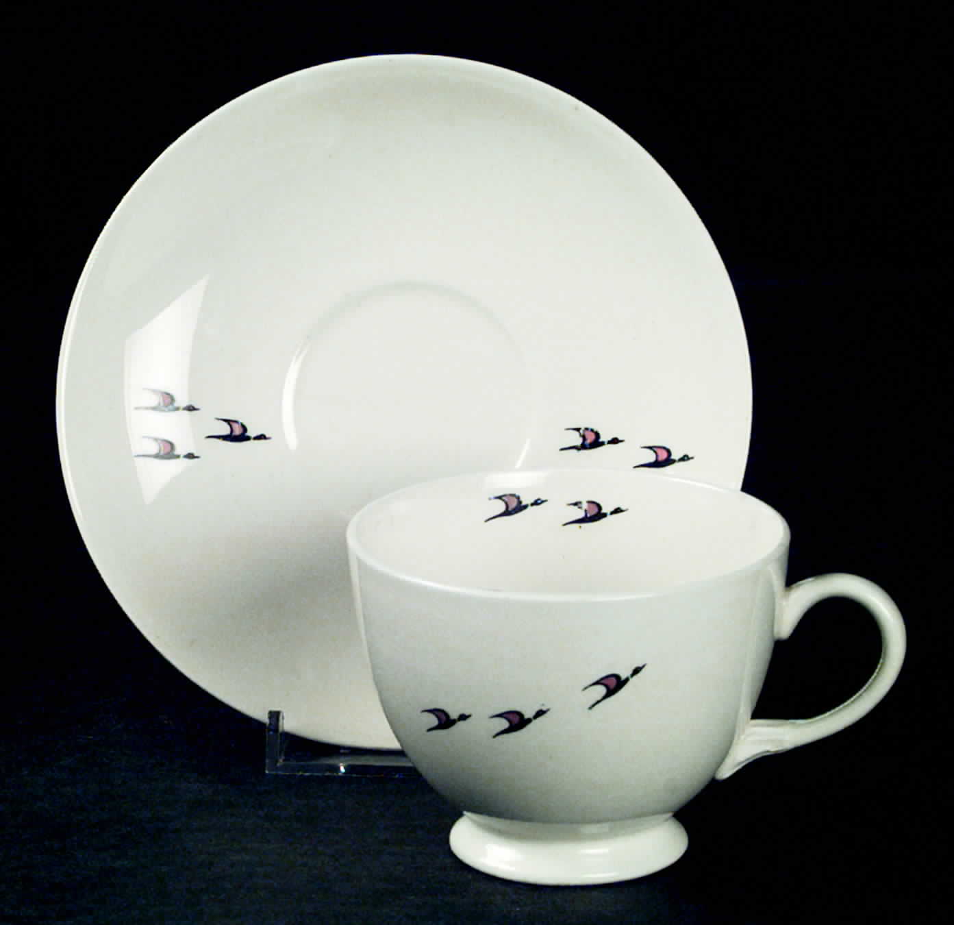 HLC1944 Footed Cup & Saucer Set by Homer Laughlin -1