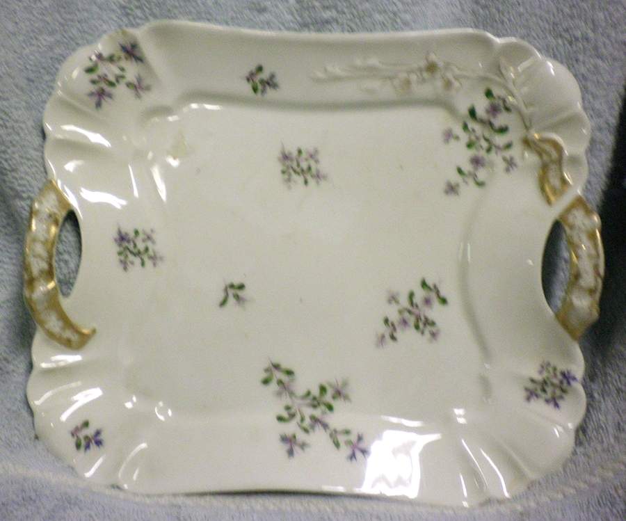 Schleiger 477a 9" Rectangular Serving Platter by Haviland-1
