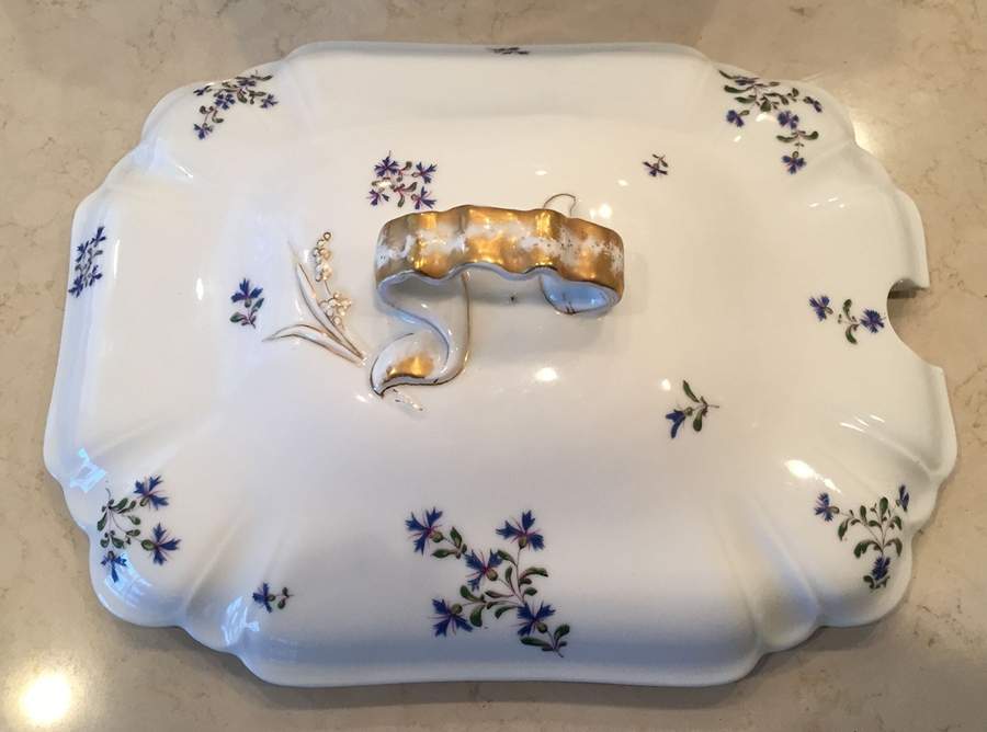 Schleiger 477a Lid for Rectangular Tureen by Haviland-1