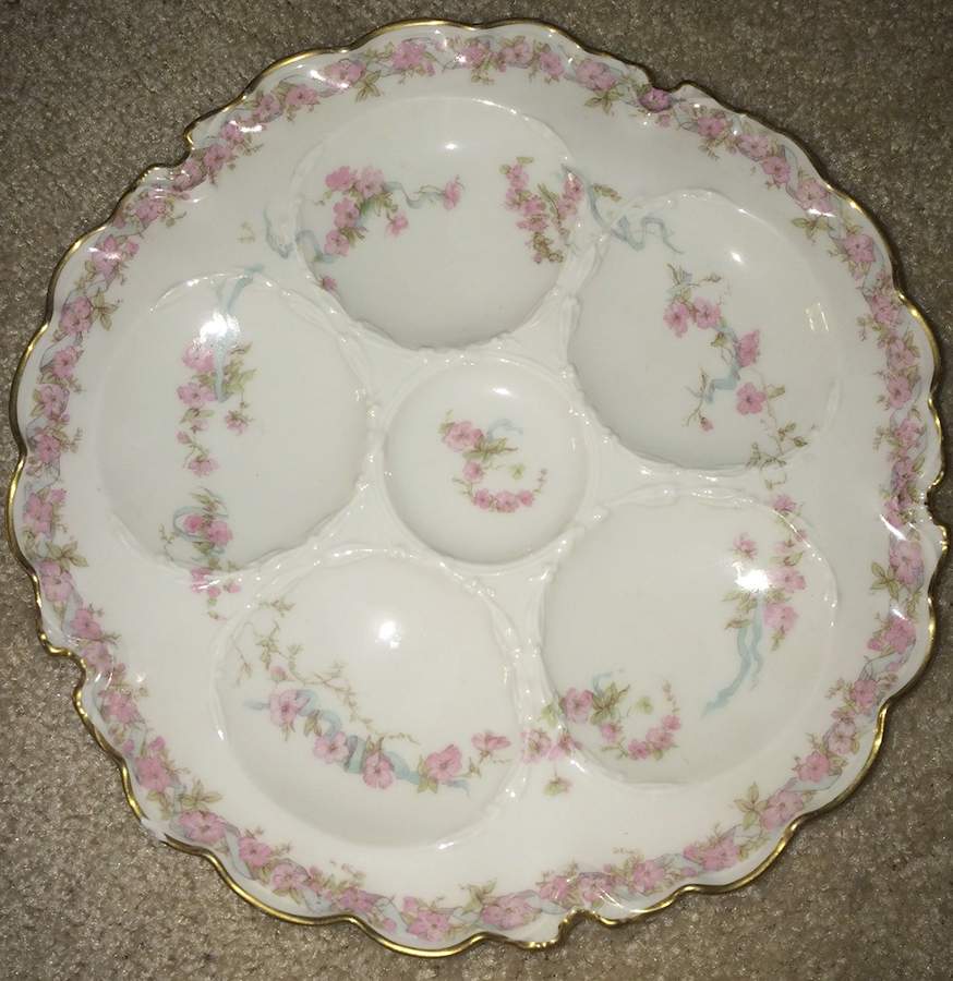 Schleiger 481b Oyster Plate by Haviland-1