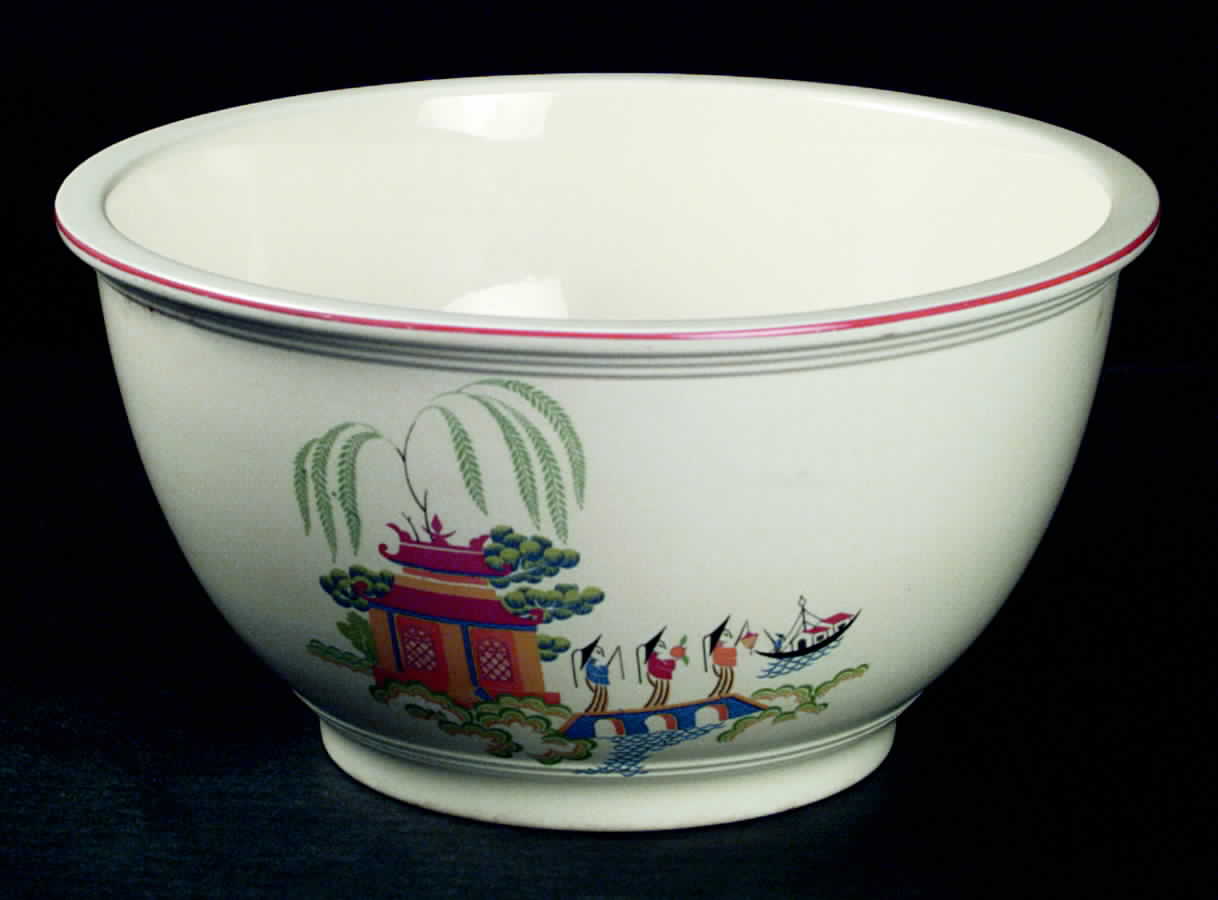 Chinese Willow (Kitchen Kraft) 10" Mixing Bowl by Homer Laughlin -1