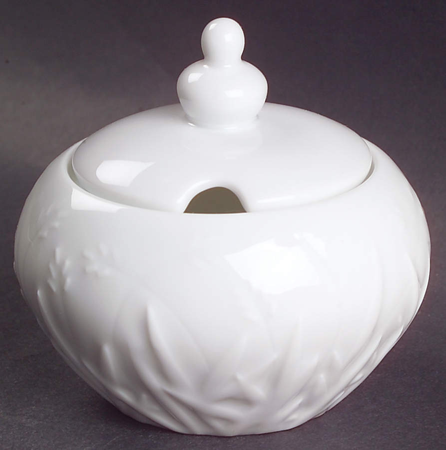 Provence Blanc Mustard Jar & Lid by Haviland-1