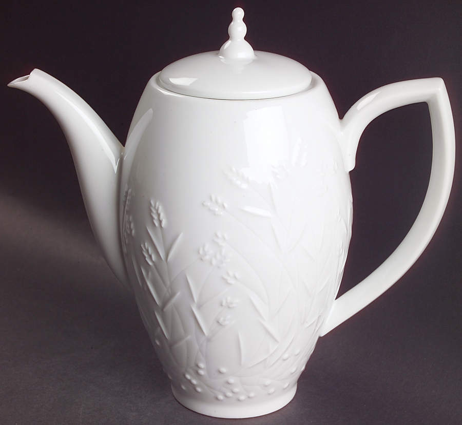 Provence Blanc Coffee Pot & Lid by Haviland-1