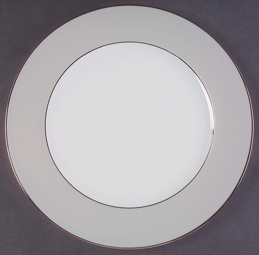 Clair de Lune (No Arches, Gray Matte Rim) Service Plate (Charger) by Haviland-1