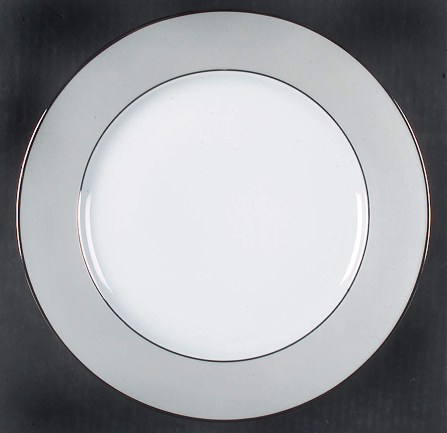 Clair de Lune (No Arches, Gray Matte Rim) Dinner Plate by Haviland-1