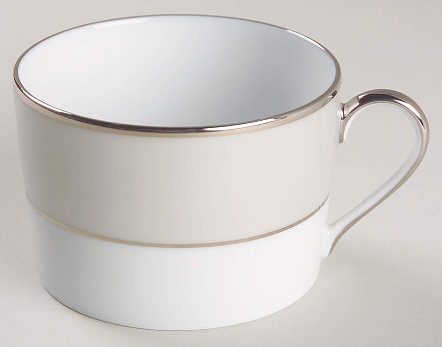 Clair de Lune (No Arches, Gray Matte Rim) Flat Cup by Haviland-1
