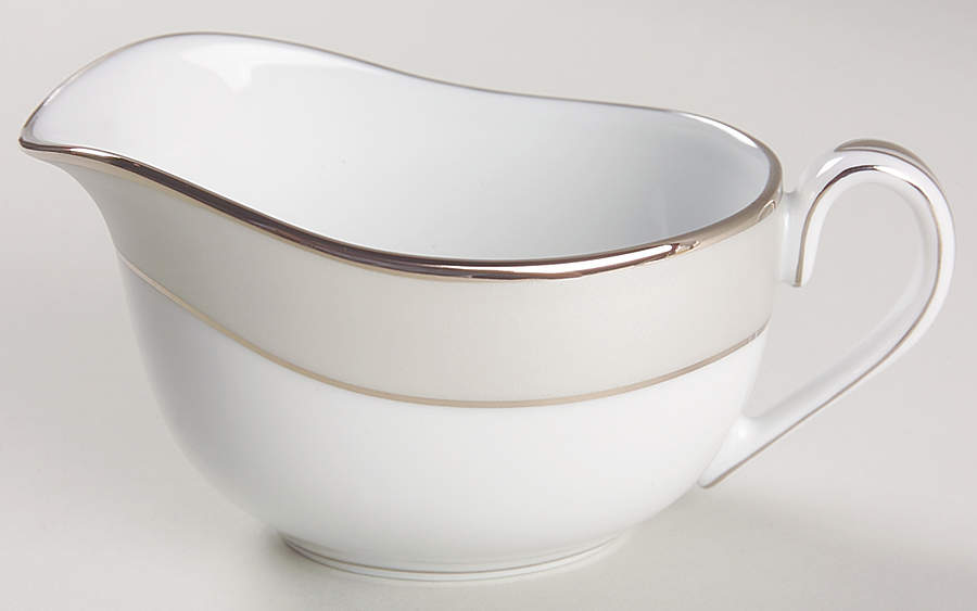 Clair de Lune (No Arches, Gray Matte Rim) Creamer by Haviland-1