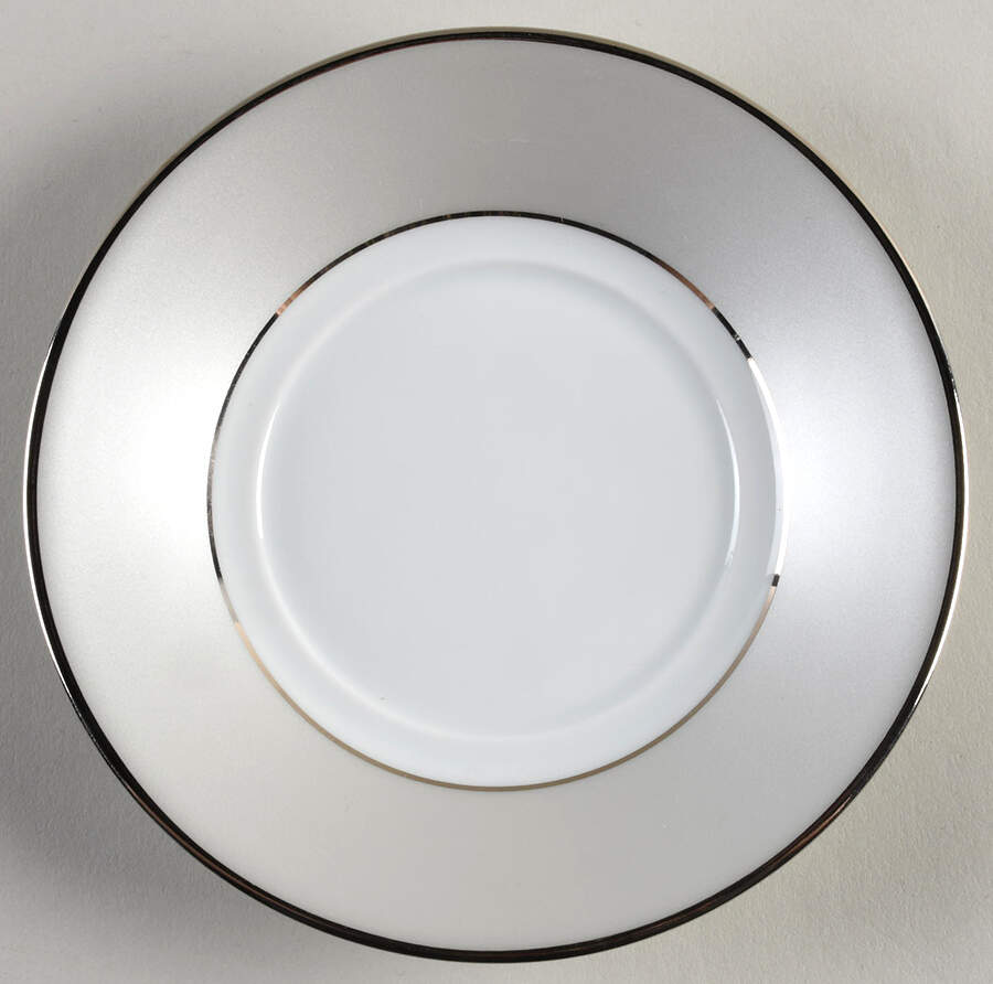 Clair de Lune (No Arches, Gray Matte Rim) Saucer by Haviland-1