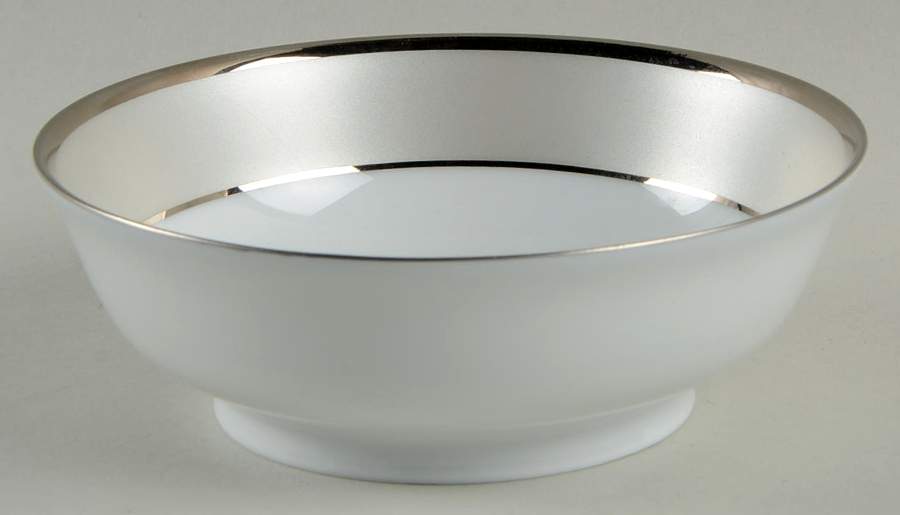Clair de Lune (No Arches, Gray Matte Rim) Fruit/Dessert (Sauce) Bowl by Haviland-1