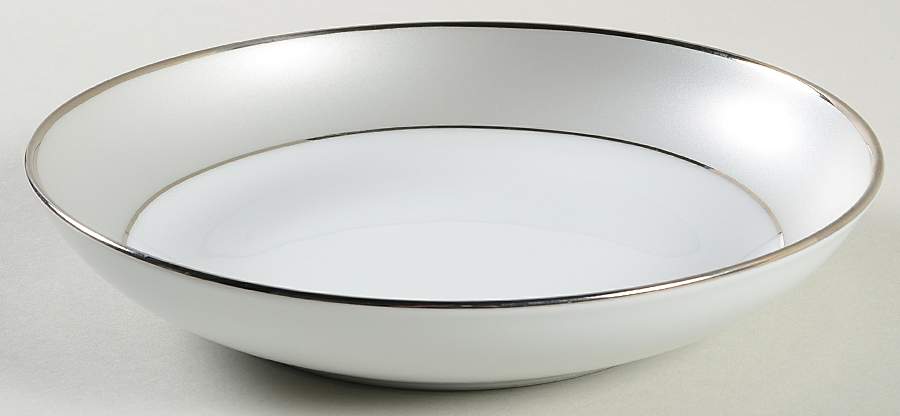 Clair de Lune (No Arches, Gray Matte Rim) Coupe Soup Bowl by Haviland-1
