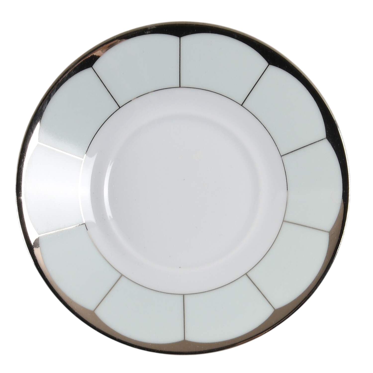 Illusion Celadon (Menthe) Saucer for Demitasse Cup by Haviland-1