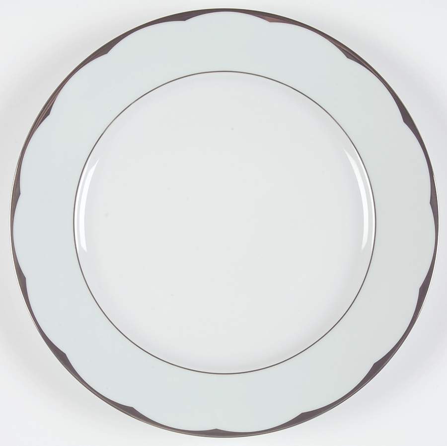 Illusion Celadon (Menthe) Dinner Plate by Haviland-1