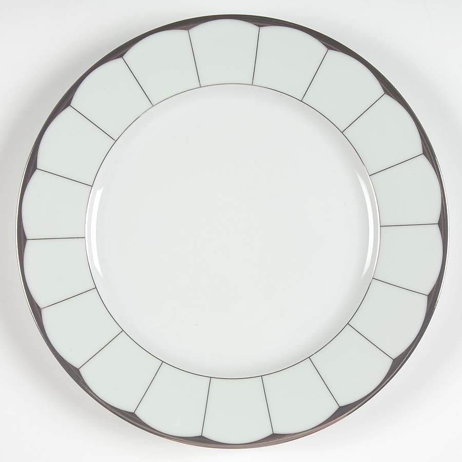 Illusion Celadon (Menthe) Dessert Luncheon Plate by Haviland-1