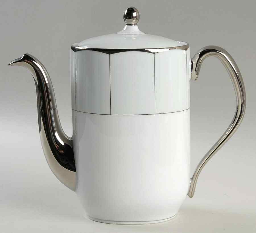 Illusion Celadon (Menthe) Coffee Pot & Lid by Haviland-1