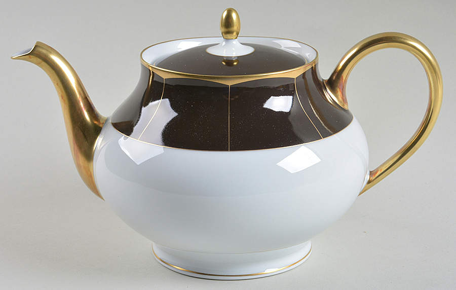 Illusion Chocolat Teapot & Lid by Haviland-1