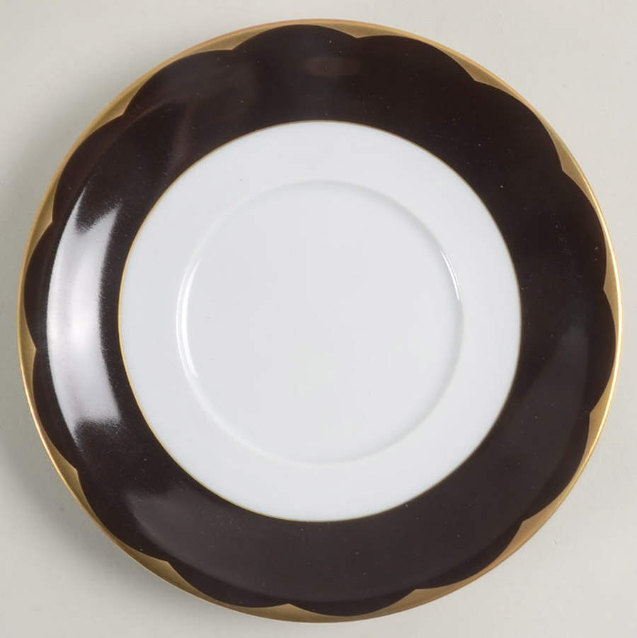 Illusion Chocolat Saucer for Cream Soup Bowl by Haviland-1