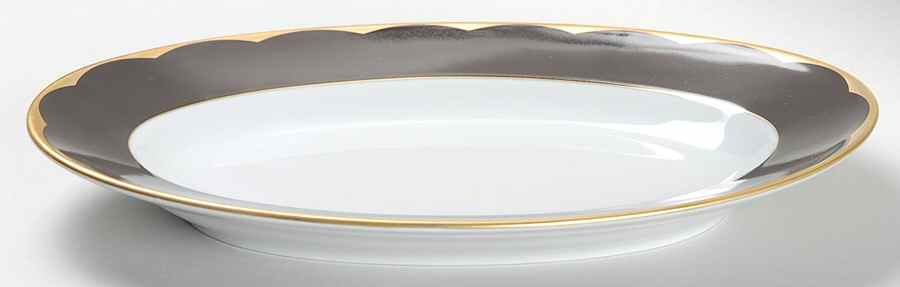Illusion Chocolat Pickle Dish by Haviland-1