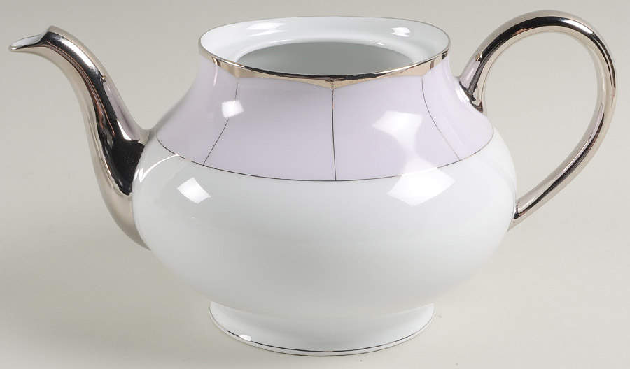 Illusion Lavender (Lavande) Teapot No Lid by Haviland-1