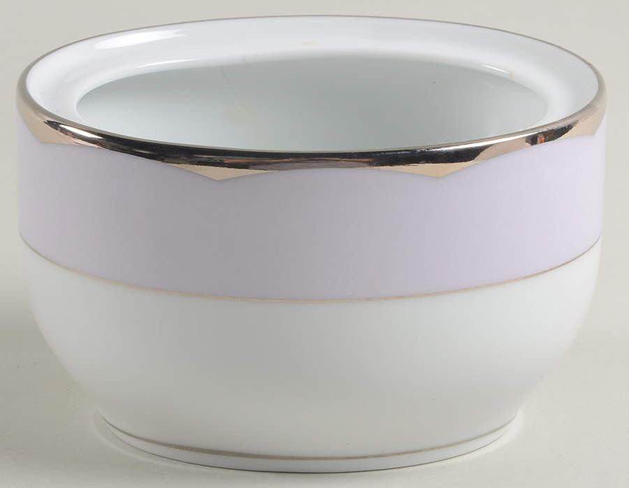 Illusion Lavender (Lavande) Sugar Bowl No Lid by Haviland-1