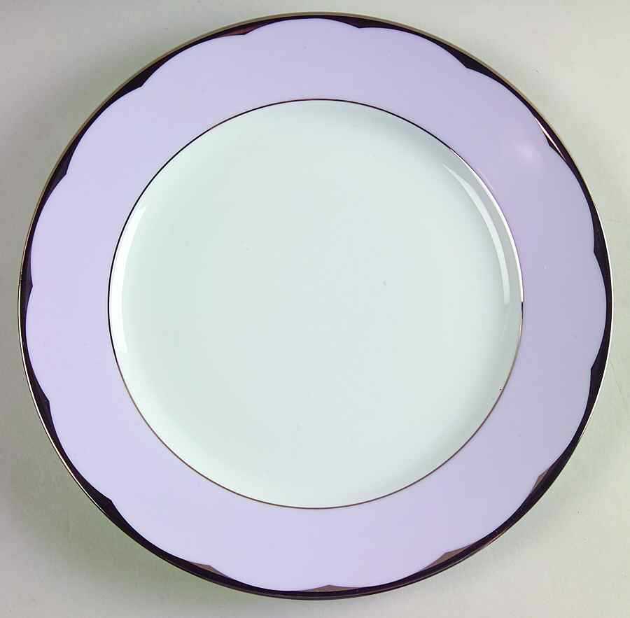 Illusion Lavender (Lavande) Large Dinner Plate by Haviland-1
