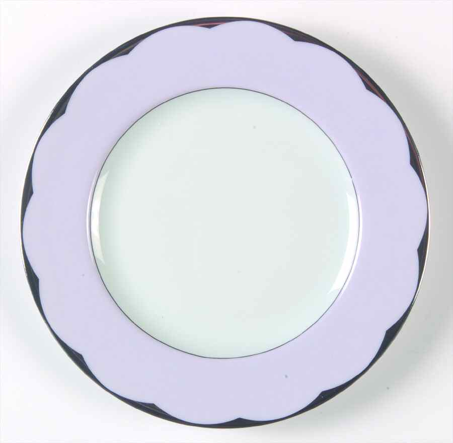 Illusion Lavender (Lavande) Bread & Butter Plate by Haviland-1