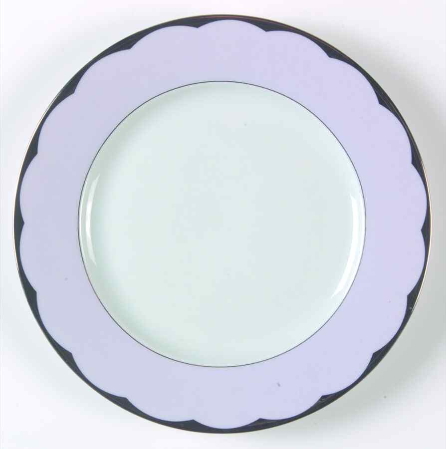 Illusion Lavender (Lavande) Salad Plate by Haviland-1