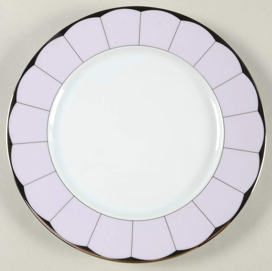 Illusion Lavender (Lavande) Dessert/Pie Plate by Haviland-1