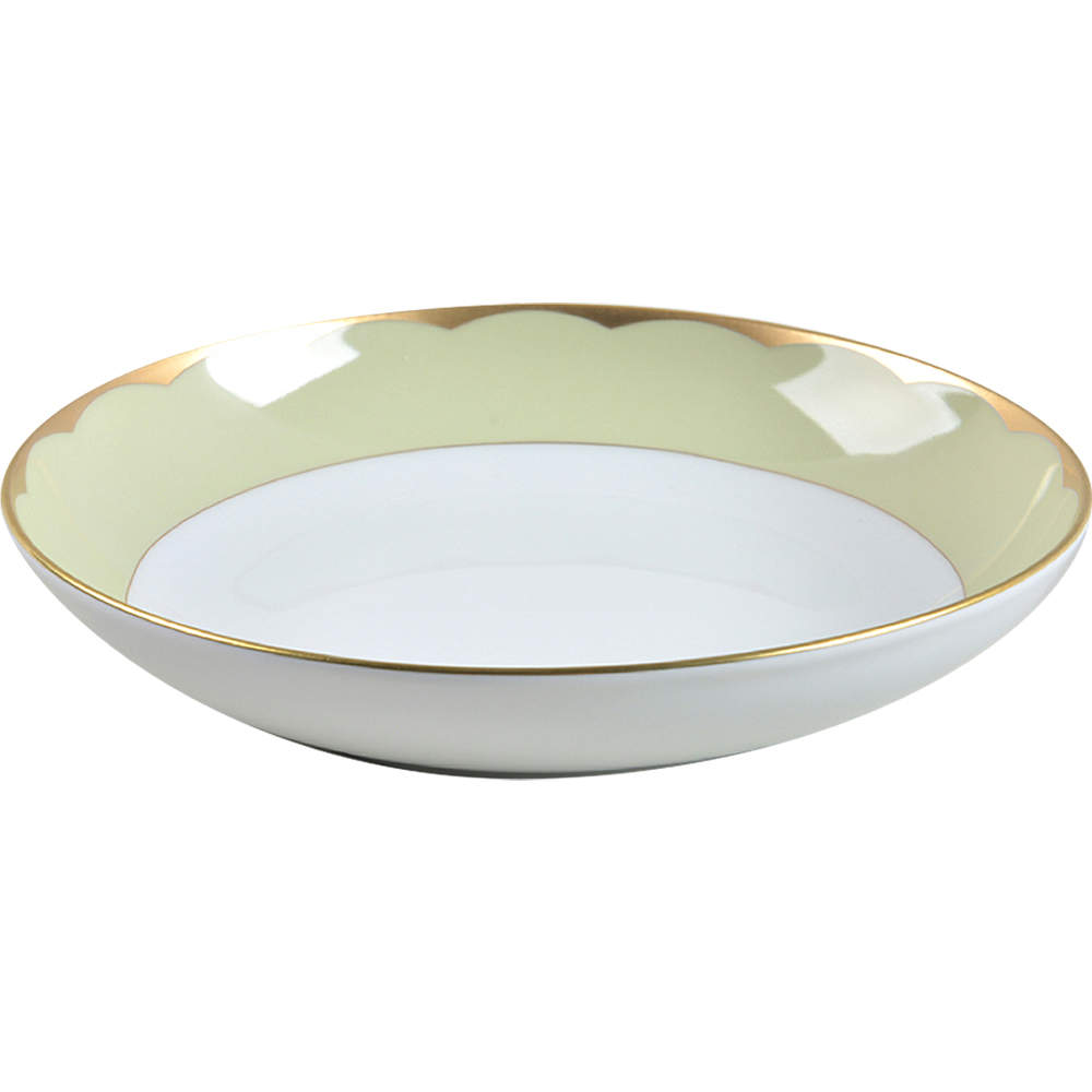 Illusion Endive (Anis) Coupe Soup Bowl by Haviland-1