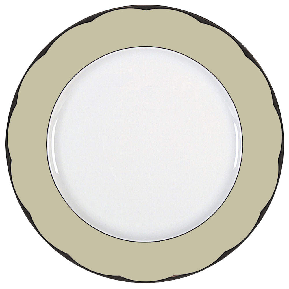 Illusion Endive (Anis) Large Dinner Plate by Haviland-1