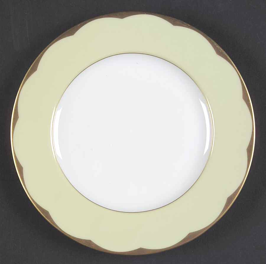 Illusion Endive (Anis) Bread & Butter Plate by Haviland-1