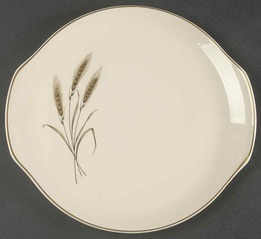 Royal Joci Handled Cake Plate by Homer Laughlin -1
